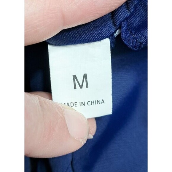 New Mooslover Bikini Two Piece Swimsuit Sz Medium Bathing Suit One Shoulder Off - Picture 5 of 12